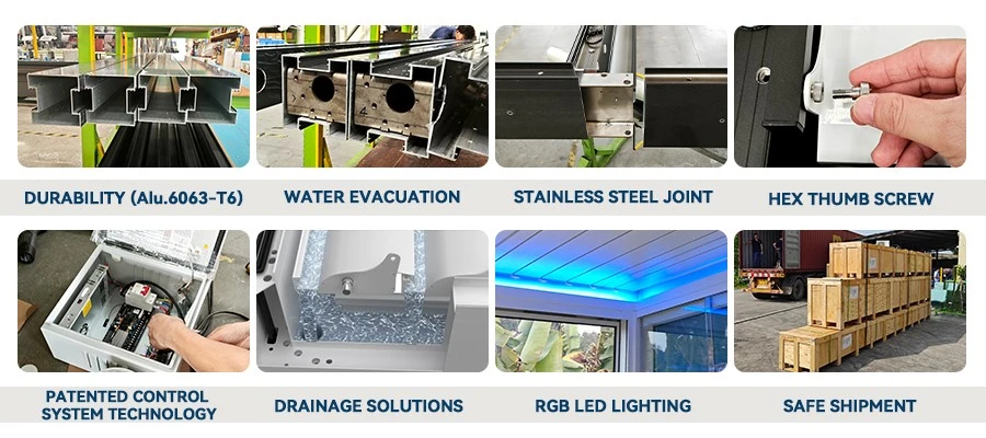26811-Luxury Aluminum Outdoor Pergola-2